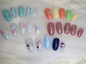 リノティノ(Lino Tino)の写真/200色以上のカラー展開×豊富なパーツで持ち込みデザインの再現度◎お客様にとことん寄り添うネイリスト♪