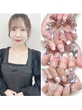 柔らかい対応とほんのり甘めのかわいさが魅力♪_【名古屋駅/名駅/栄/ワンホン/ニュアンス/オフィスネイル】