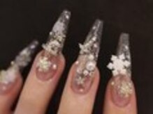 ネイルサロン ハナアオヤマ 堂山店(Nailsalon HanaAoyama)/雪の結晶