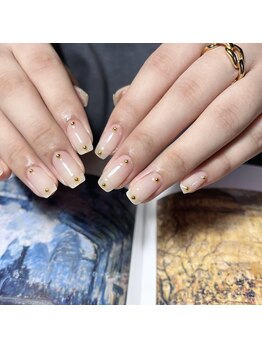 シンプル/ゴールド/ベージュ