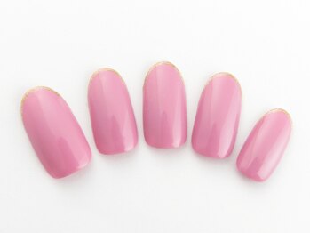 ネイルサロン ディーバ 奈良香芝店(Diva)/One color plus(ラメフレンチ)