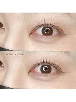 シュシュドットアイラッシュ 柏西口店(chouchou.eyelash)/コスメカールリフト　束感仕上げ