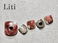 リティ(Liti)/No.71 FootArt アプリコット