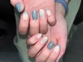 人気デザインフラッシュフレンチ