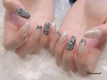 シナモンネイル(cinnamonnail)/ツイードネイル