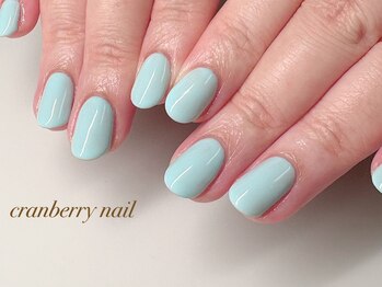 クランベリーネイル 代官山 恵比寿(cranberry nail)/夏に向けてのワンカラー