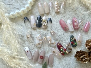アンド 古河店(&)/クリスマスデザインネイル