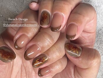 シナネイル 清澄白河店(SHINA NAIL)/ニュアンスフレンチネイル♪