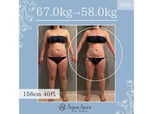 ボディエステティック アクアオーラ 高岡店/綺麗なくびれが♪