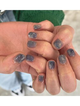 ロカネイルズ(roca nails)/blue nuance