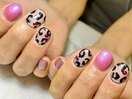 ヒョウ柄ネイル