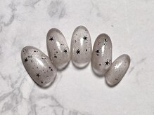 ルームヘアネイル 曙橋店(Room hair nail)/マグネットに星デザイン