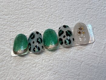 兎和ネイル(トワネイル)/レオパードネイル