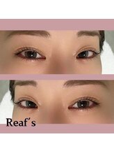 エステルーム リーフズ 厚木店/流し目風まつげパーマ人気！