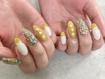 ユイット(HUIT)/ツイードアート