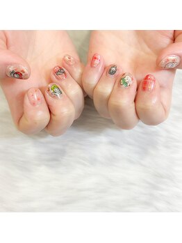 ねこに転生したおじさん痛ネイル