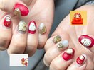 だるま!日本のお正月ネイル☆