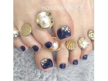ロゼ(ROSE)の雰囲気（フットネイル）