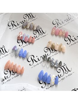 リールエム 堺東店(Riru_M)の写真/ハンド定額Artコース¥5500♪月替わりで楽しめる最旬トレンドのサンプル8種類をご用意☆カラー変更OK!