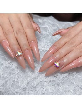 スリー リア ネイル 心斎橋(3-Leah Nail)/チップ長さワンカラー