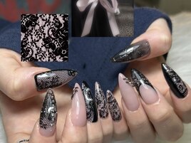 レース／大人ピンク　¥19,300