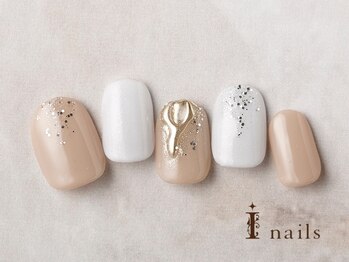 アイネイルズ 横浜EAST店(I-nails)/ナチュラルニュアンスシンプル