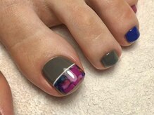 オーラリー ネイル アート メゾン(ORRERY nail art maison)/フット / タイダイ
