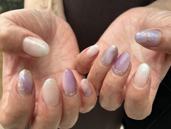 ネイルラウム(nail ravum)/紫でおまかせ！