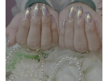 【オーロラ×ガラスフレンチ】