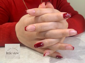 リトルビュー(little view)/・ボルドーフレンチ×ワンカラー