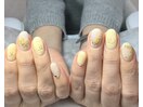 イエロー/春ネイル