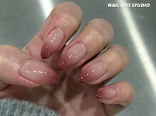 ネイルドットスタジオ 堺筋本町(NAIL DOT STUDIO)/桜色グラデーション