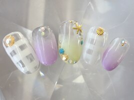 夏☆白クリアチェック￥8200