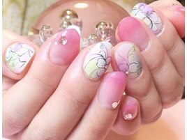 ふわっとフラワーネイル☆