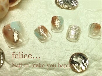 ネイルサロン フェリーチェ 東川口店(Felice)/【定額フットネイル】8500円
