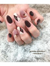 プライベート ネイルサロン マーマ(murmur)/アーガイルネイル