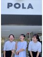 ポーラ ザ ビューティ なかもず店(POLA THE BEAUTY) なかもず店のスタッフとはとにかく常に笑い合ってます！