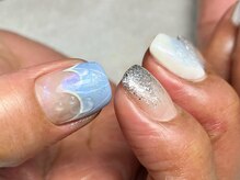 オーラリー ネイル アート メゾン(ORRERY nail art maison)/ハンド / 梅雨ネイル