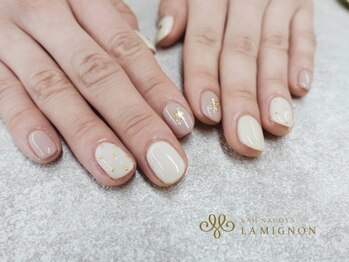 ラミニョンネイルナゴヤ(La Mignon Nail Nagoya)の写真/【オフ無料◇定額シンプル¥5700/スタンダード¥6900】日常になじむオフィスカラーが豊富*パラジェルあり*