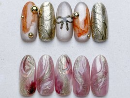 卒業式ネイル