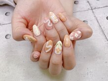 ネイル ビューティーマジック 葛西本店/レトロフラワーネイル