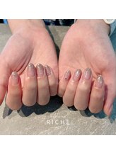 リッシュ(RICHE)/ブラウンフラッシュネイル！