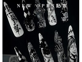 ラメグラデーションネイルドット