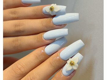 お花ネイル