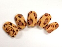 クリスタルネイル ボンベルタ橘店(CRYSTAL NAIL)/ヒョウ柄ネイル