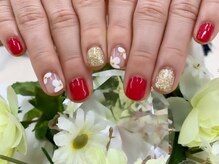 プルミエ ネイル(Premier Nail)/手描きフラワー☆