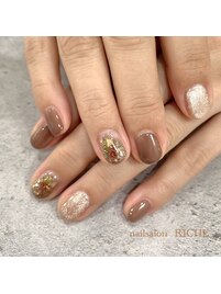 ベージュネイル！