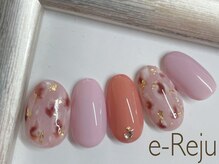 イリュージュ(e-Reju)/ガーリー秋ネイル