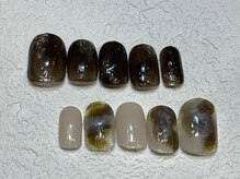 カラネイル 南森町店(calla nail)/ミラー×インク