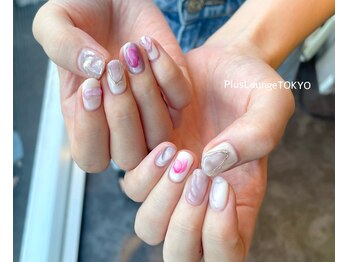 プルースラウンジ トウキョウ(Plus Lounge TOKYO)/ニュアンス★ライラックネイル♪